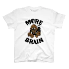 AKIKKEYのmore brain -zombie- Regular Fit T-Shirt