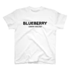 TOKYO LOGOSHOP 東京ロゴショップのBLUEBERRY LONDON ENGLAND-ブルーベリー ロンドン イングランド- 黒ロゴ 티셔츠