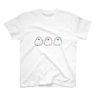 らっこボールのゆるっと かわいい 文鳥さん Regular Fit T-Shirt