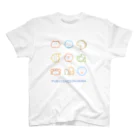 かやぬゆみのゆるいすいぞくかん（カラフル） スタンダードTシャツ