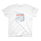 PIZZAMARTのプロテインパウダーくんとスプーンくん Regular Fit T-Shirt