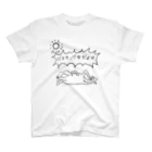 カラバク舎のフトアゴヒゲトカゲ(バスキング) Regular Fit T-Shirt