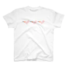 inae-doのトキ３連-トキ色 スタンダードTシャツ