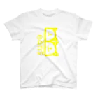 BeansショップのBeansロゴピカピカ黄色縦 Regular Fit T-Shirt