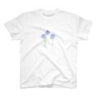 leap flower.のアリウム・ブルーパフューム Regular Fit T-Shirt
