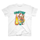 The Camping Deadのクマとネズミのキャンプファイヤー スタンダードTシャツ