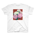 makiko-ekoyomiのピンクの紫陽花 Regular Fit T-Shirt