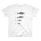 図の出世魚「鰤（ブリ）」 ver.関西 Regular Fit T-Shirt