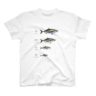 図の出世魚「鰤（ブリ）」 ver.関東 Regular Fit T-Shirt