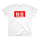 BUTSUZO HAIRSTYLEの4tenno（RED） スタンダードTシャツ