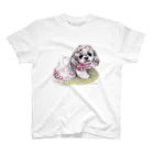 Momojiの犬画のシーズー76 Regular Fit T-Shirt