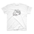 ぼんやり商会 SUZURI店の郵便車さん（おとな） スタンダードTシャツ