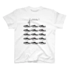 イラスト MONYAAT のサーモンサモタンの群れ A Regular Fit T-Shirt