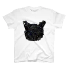 こいぬおじさんの黒猫が集まった黒猫 Regular Fit T-Shirt