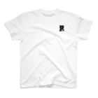 Blanc.P(ぶらんぴー)の店の喫茶・髭猫ロゴ② Regular Fit T-Shirt