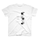 Rosa Mysticaのダリア＆ローズ monochrome Regular Fit T-Shirt
