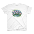 chabiのpink tulip Regular Fit T-Shirt