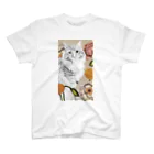 ネコカドウのFlower CAT Regular Fit T-Shirt