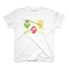 くまおのままのきらりんこ３姉妹　なわとび スタンダードTシャツ