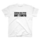 キネティックアーツ渋谷オリジナルグッズSHOPのBonsai柔術DKYTシャツ（黒文字/三角ロゴ） Regular Fit T-Shirt