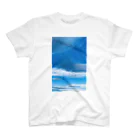 いつかの景色の出会いの空と鳥の群れ Regular Fit T-Shirt