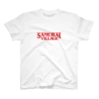 Samurai Village 市場のSamurai Village 1st Aniv_ST_RED Ver. Regular Fit T-Shirt