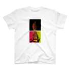 ・＿◇Geometryのhashigo_bicolor スタンダードTシャツ