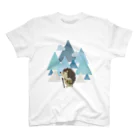 ごろねの登山ハリネズミ（きのこポーチつき）昼 スタンダードTシャツ