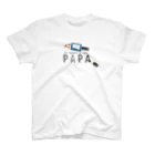 イラスト MONYAAT のちびた鉛筆 PAPA*C Regular Fit T-Shirt