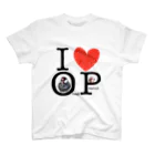 Oh._.happy❤happy shopのI ❤️Ohagi Peanut  スタンダードTシャツ