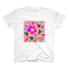 rainbow♡skyのお店のLoveのお花 Regular Fit T-Shirt
