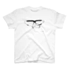 TONNOT illustrationsのメガネのあぐらのかき方 Regular Fit T-Shirt