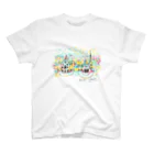 Aki Kuboki ONLINE SHOPの色の王国・グエル公園 Regular Fit T-Shirt