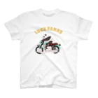 ラックパンクスのバイク乗りのパンダ スタンダードTシャツ