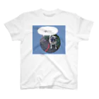 ！(bikkuri)の愛犬てぃだ　「はいー」 スタンダードTシャツ