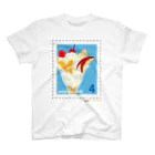 Quatre Illustrationのキャトル切手_フルーツパフェ Regular Fit T-Shirt