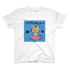 bibibi53のキジトラ さくら 猫（Coffee Break） スタンダードTシャツ