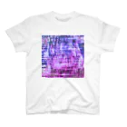 水草のBluePurple Regular Fit T-Shirt