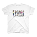 hona(ほな)オリジナルグッズのhona♡さやや画伯『ほな者でんがな！ほなでんがな！』 スタンダードTシャツ