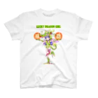 zectcooperのLUCKY DRAGON GIRL Regular Fit T-Shirt