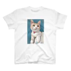 kinako-japanのアメリカンショートヘアのボワちゃん猫絵 スタンダードTシャツ