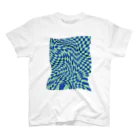 chabiのwave/green Regular Fit T-Shirt