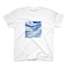 LUCENT LIFEのLUCENT LIFE　雲流 / Flowing clouds Regular Fit T-Shirt