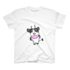 わをんのにっこりうし スタンダードTシャツ