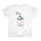 もるめっく（サメイラスト）のサメちゃんお洗濯 スタンダードTシャツ