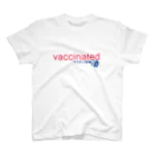 ダチョウ工房のvaccinated-ワクチン接種済 Regular Fit T-Shirt