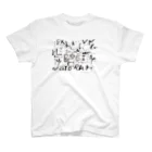 hokohokopaper shopのアルファベットと☆ Regular Fit T-Shirt