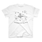 松や SUZURI店のCanadian sailing ship Regular Fit T-Shirt