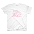 CURINAQUINのフレンチブルドッグ☆ピンク スタンダードTシャツ