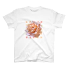 ゆきやなぎのDOT and Pink ROSE スタンダードTシャツ